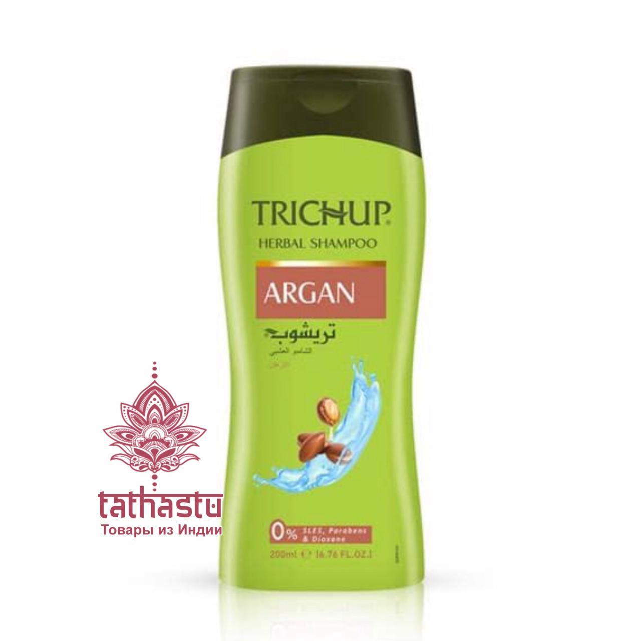 Trichup Shampoo ARGAN, Vasu (Тричуп Шампунь С МАСЛОМ АРГАНЫ, Васу). Tathastu товары и индии