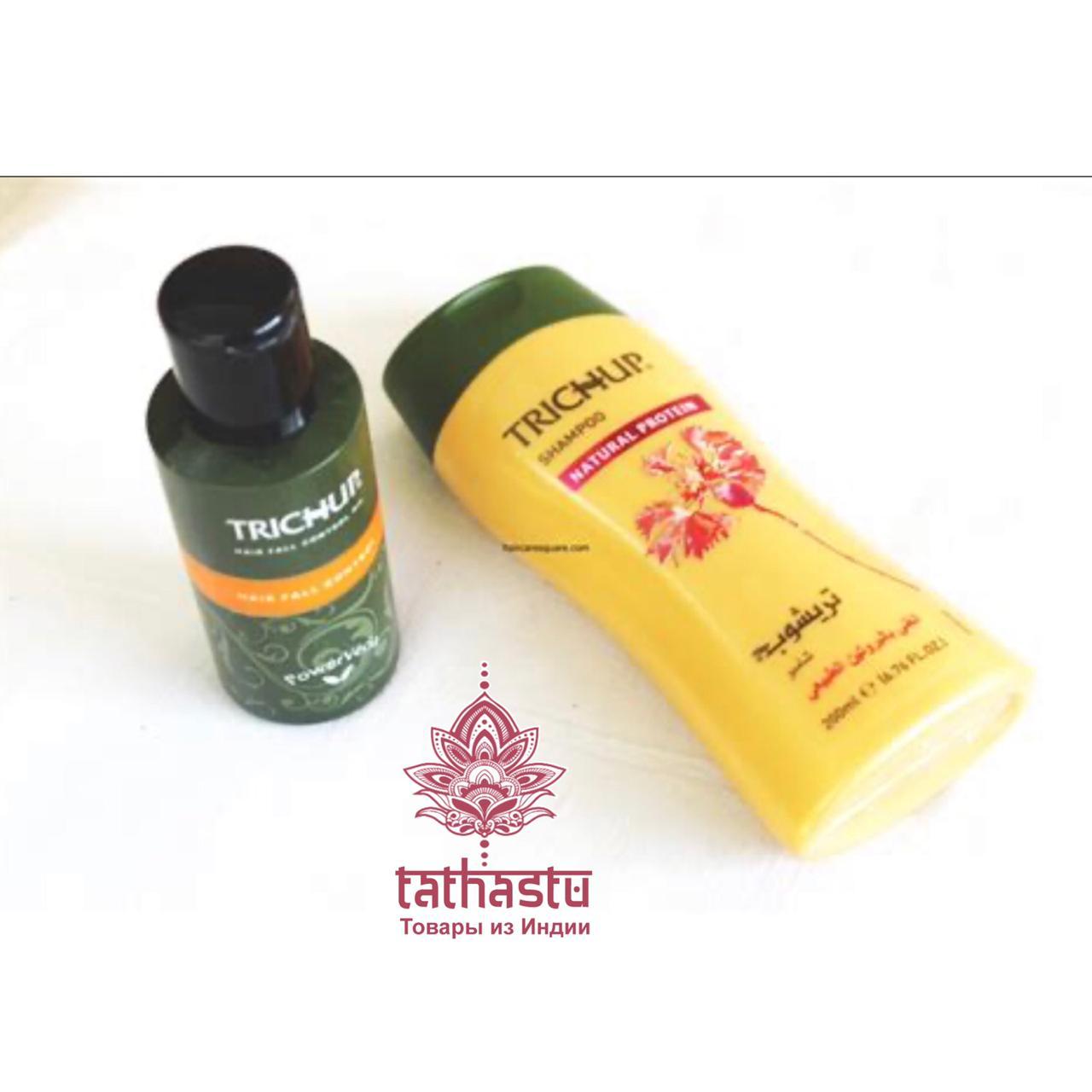 Шампунь для волос с протеином Тричуп (Trichup Natural Protein). Tathastu товары и индии